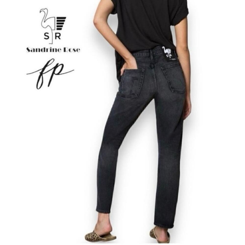 SR vs. Sandrine Rose x Free People Gray Wash Straight Leg Jeans Size 26